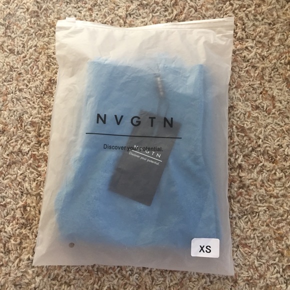 COPY - NVGTN Sky Blue Seamless Leggings (XS) - Picture 4 of 5